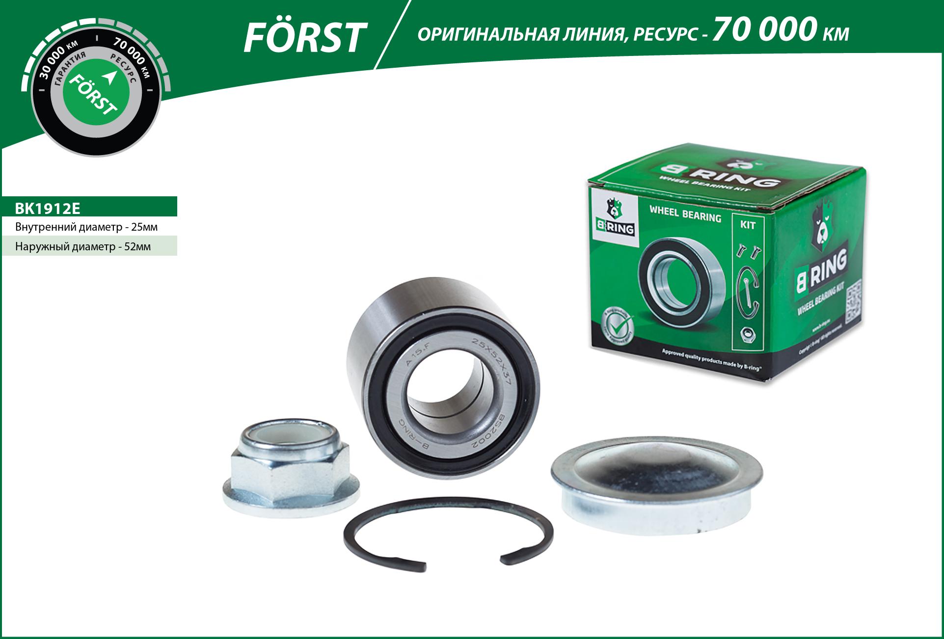 Wheel Bearing Kit (BK1912E)