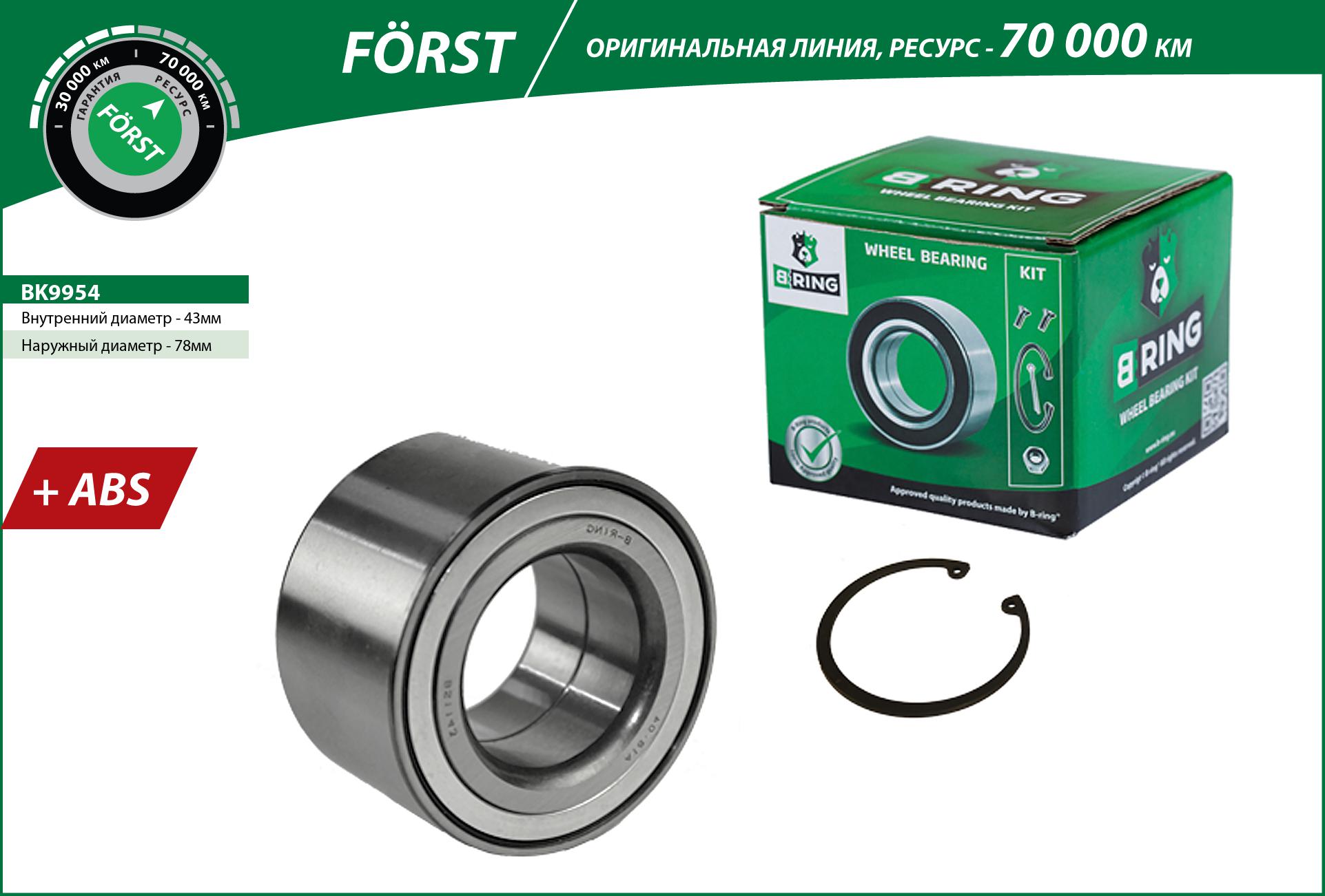 Wheel Bearing Kit (BK9954)