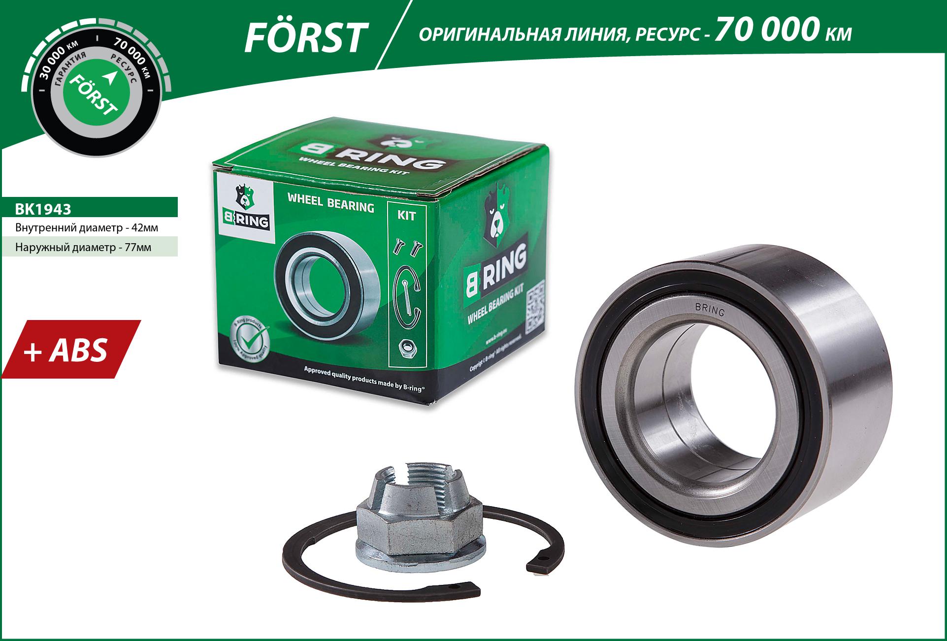 Wheel Bearing Kit (BK1943)