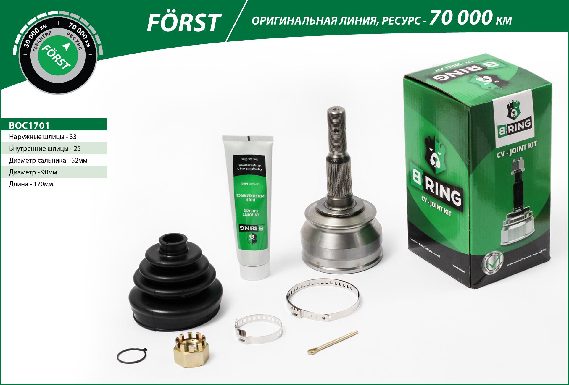 Joint Kit, drive shaft (BOC1701)