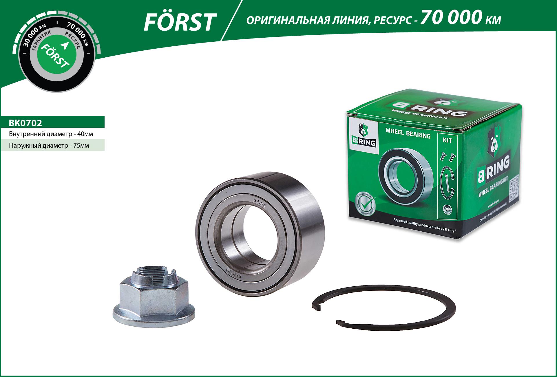 Wheel Bearing Kit (BK0702)
