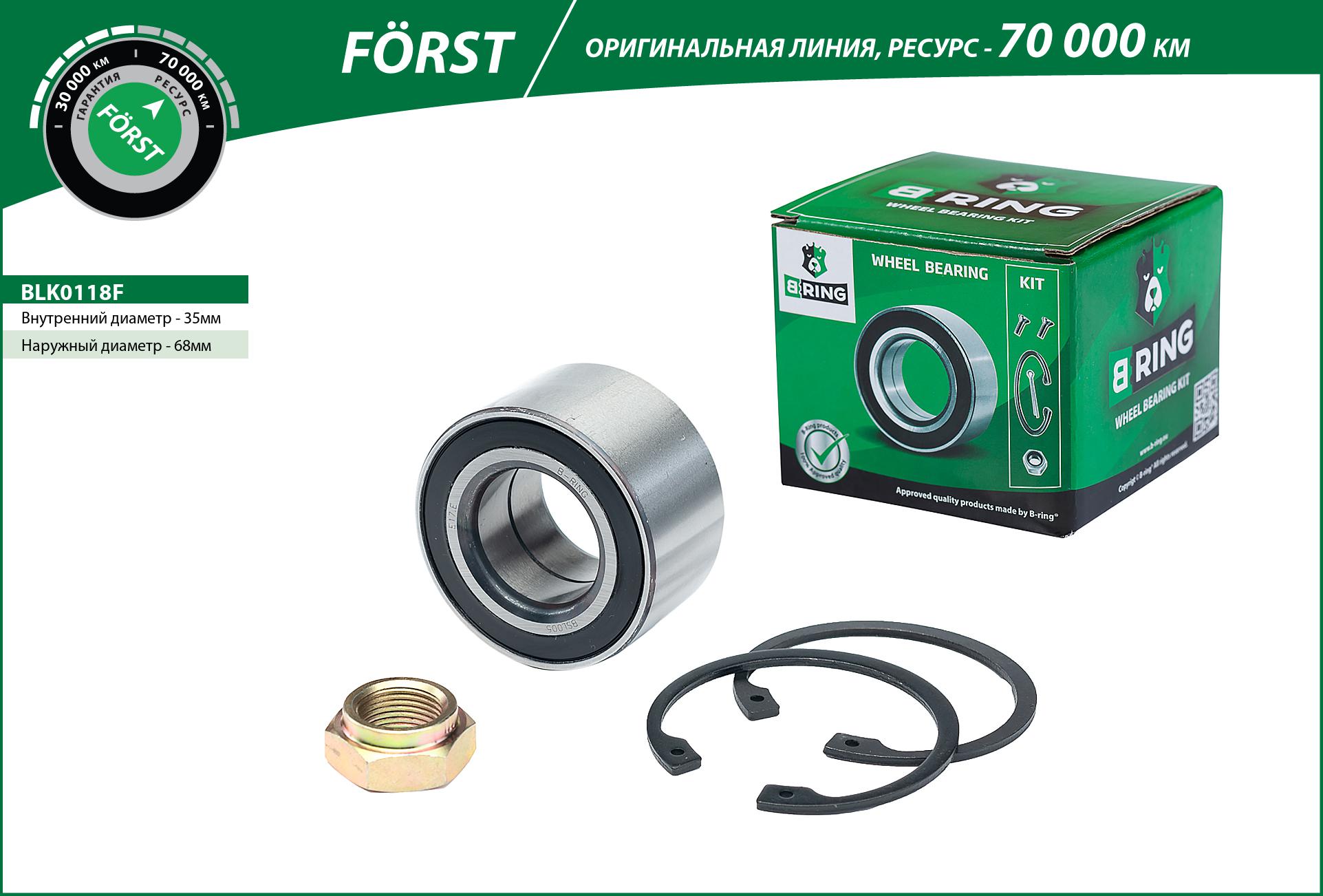 Wheel Bearing Kit (BLK0118F)