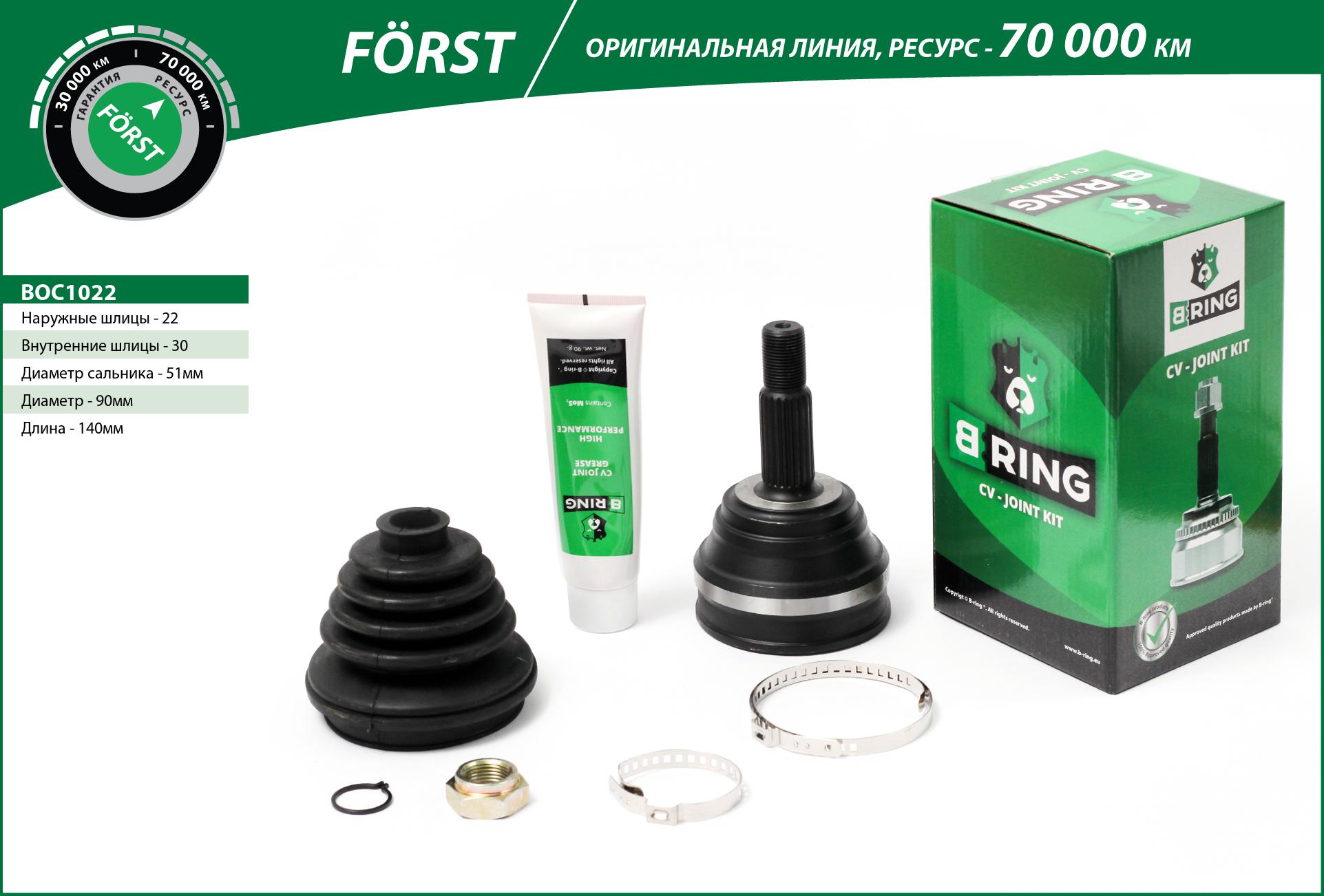 Joint Kit, drive shaft (BOC1022)