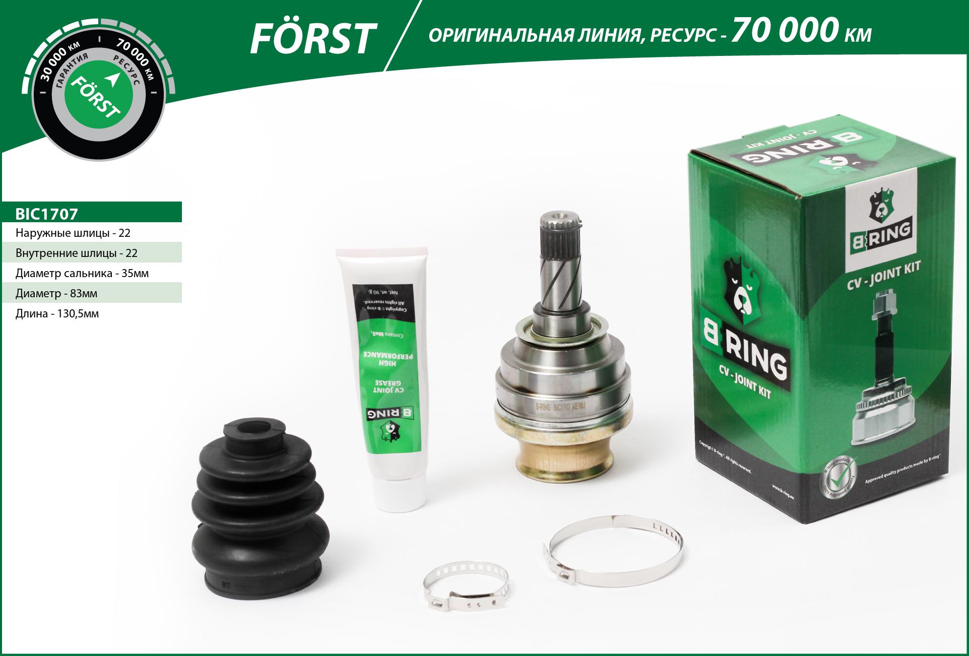Joint Kit, drive shaft (BIC1707)