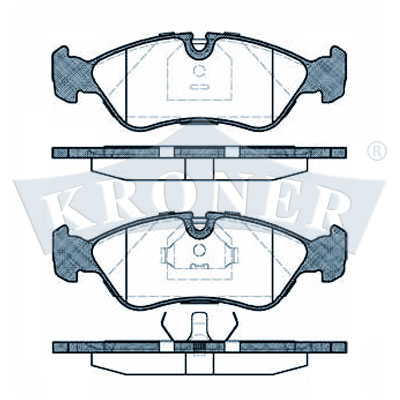Thrust Piece, disc brake pad (K002656)