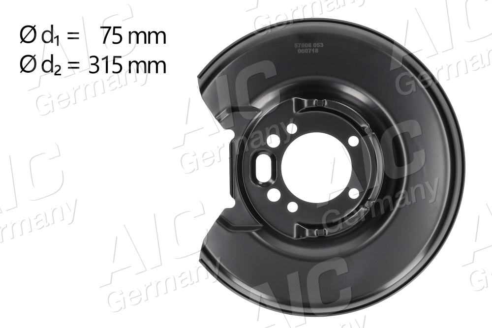 Splash Guard, brake disc (57608)