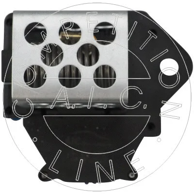 Series resistor, electric motor (radiator fan)