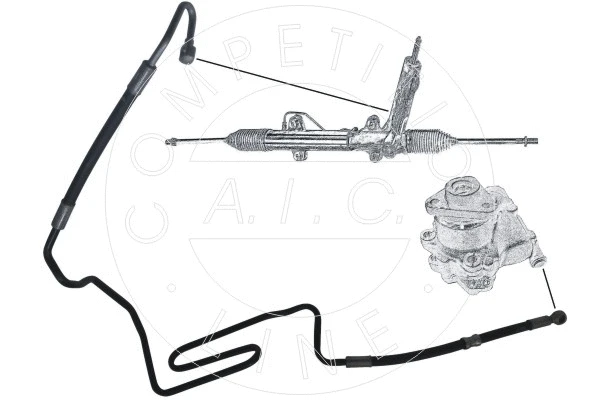Hydraulic Hose, steering (54953)