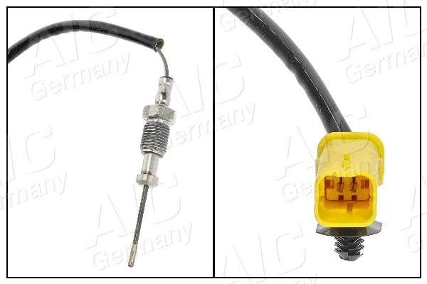 Sensor, exhaust gas temperature