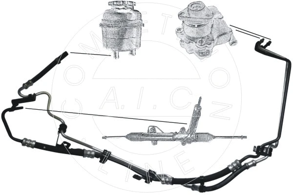 Hydraulic Hose, steering (54985)