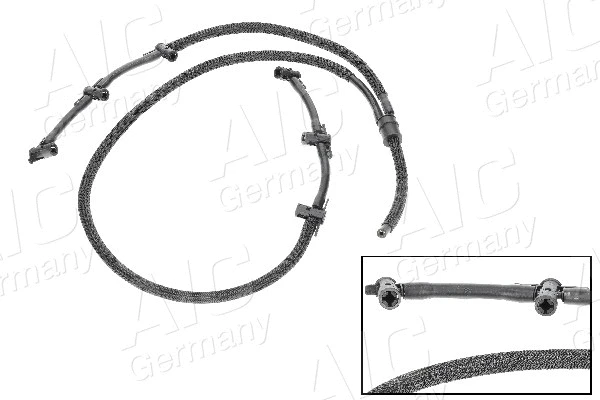 Hose, fuel overflow (71709)