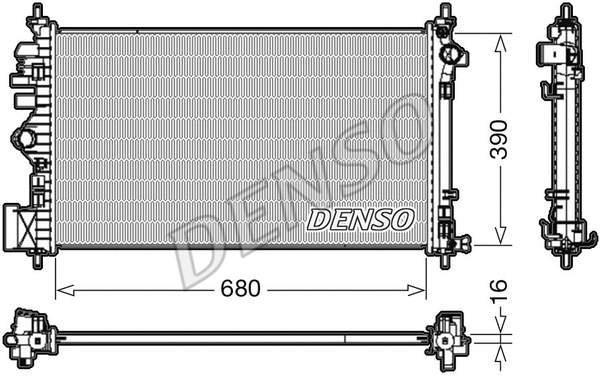 Radiator, engine cooling (DRM20111)