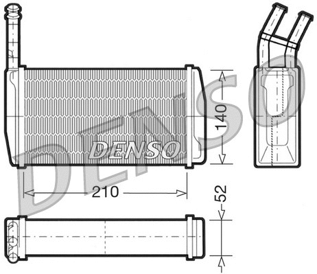 Heat Exchanger, interior heating (DRR10011)
