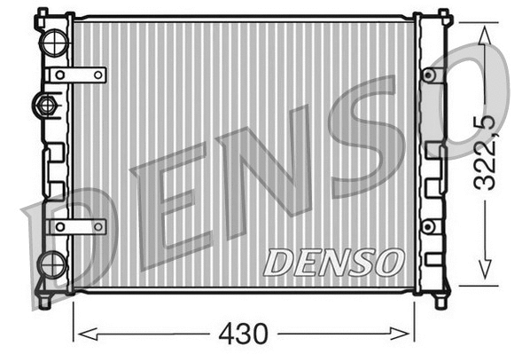 Radiator, engine cooling (DRM26007)