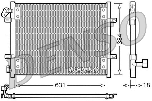 Condenser, air conditioning (DCN23002)
