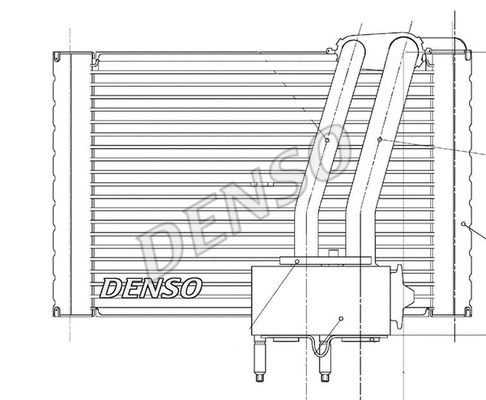 Evaporator, air conditioning (DEV07005)