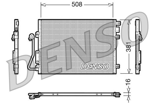 Condenser, air conditioning (DCN37001)