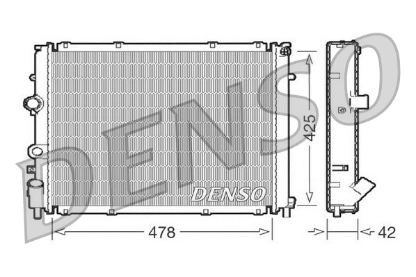 Radiator, engine cooling (DRM23031)