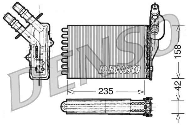 Heat Exchanger, interior heating (DRR23001)