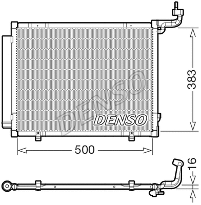 Condenser, air conditioning (DCN10057)
