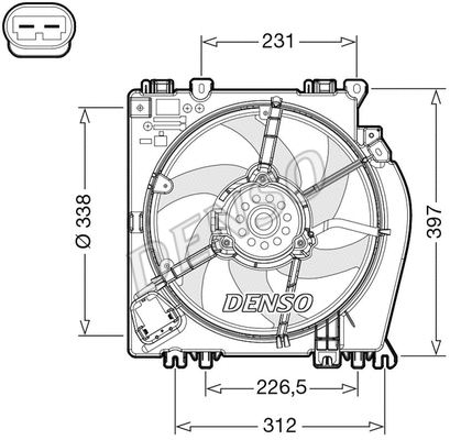 Fan, engine cooling (DER46002)