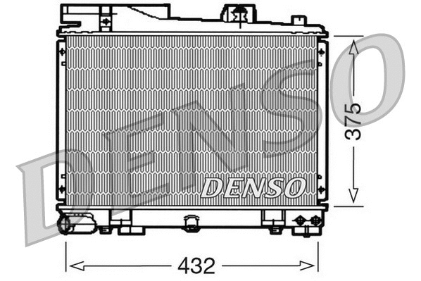 Radiator, engine cooling (DRM05034)