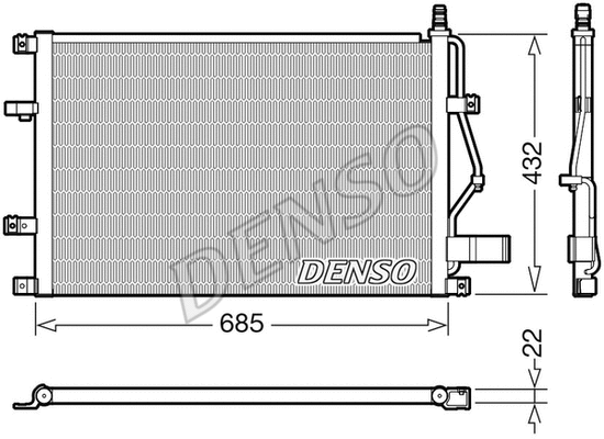 Condenser, air conditioning (DCN33013)