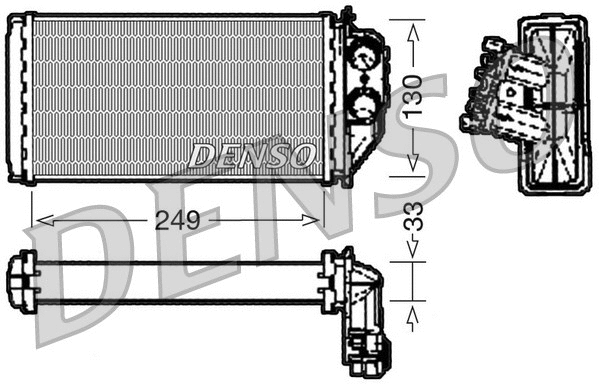 Heat Exchanger, interior heating (DRR21002)