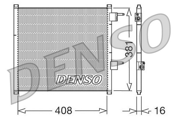 Condenser, air conditioning (DCN10019)