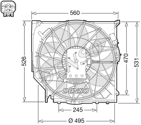 Fan, engine cooling (DER05008)