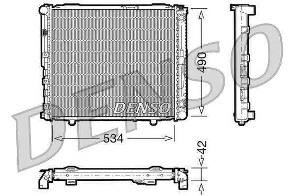 Radiator, engine cooling (DRM17032)