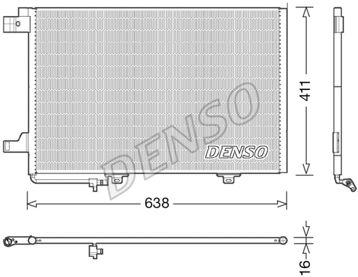 Condenser, air conditioning (DCN17007)