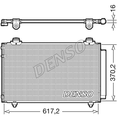Condenser, air conditioning (DCN50112)