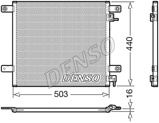 Condenser, air conditioning (DCN99066)