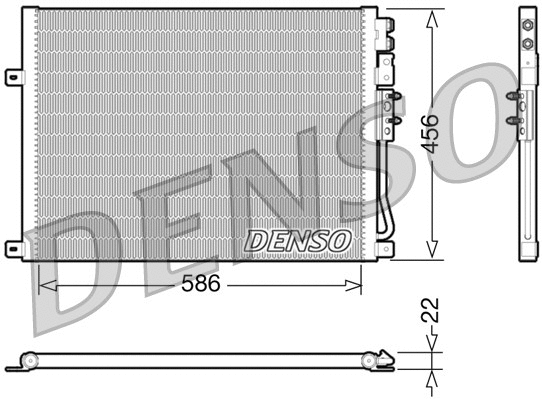 Condenser, air conditioning (DCN06009)