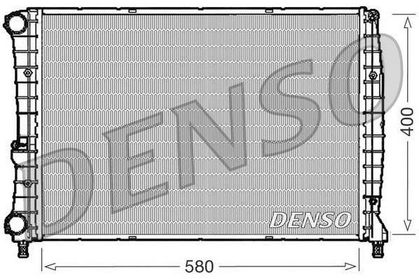 Radiator, engine cooling (DRM01002)