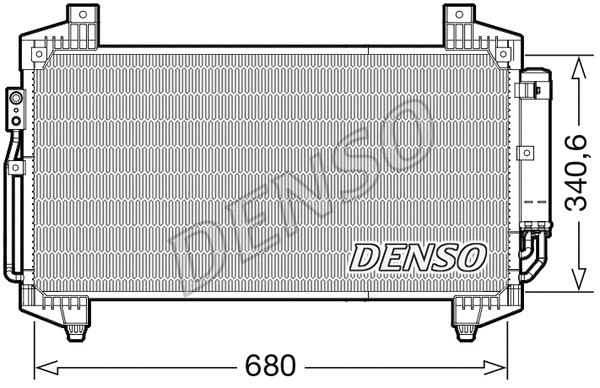 Condenser, air conditioning (DCN45014)