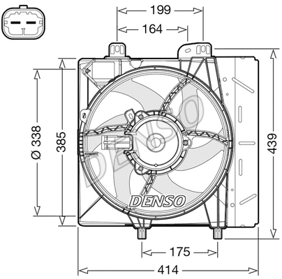 Fan, engine cooling (DER07011)