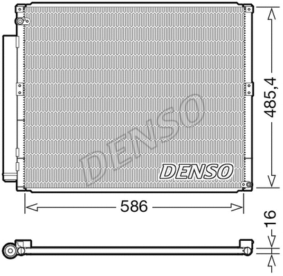 Condenser, air conditioning (DCN50113)