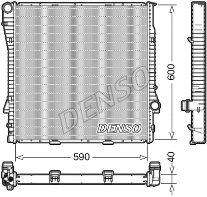 Radiator, engine cooling (DRM05112)