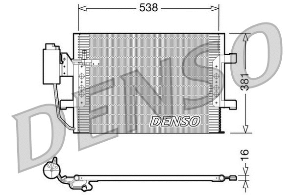 Condenser, air conditioning (DCN17025)