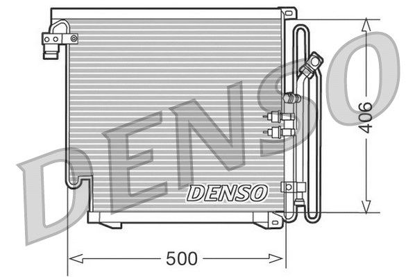 Condenser, air conditioning (DCN02010)