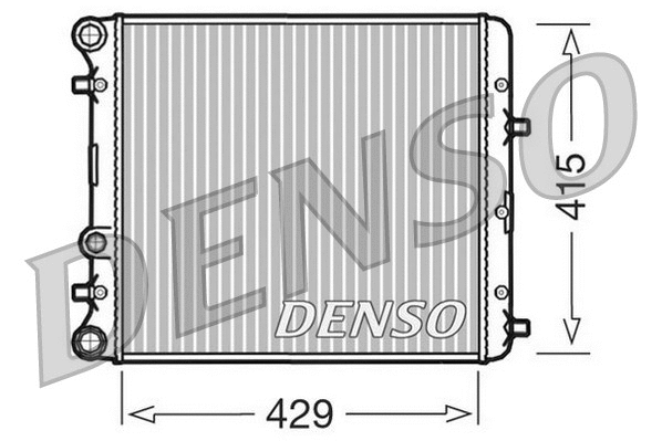 Radiator, engine cooling (DRM27002)