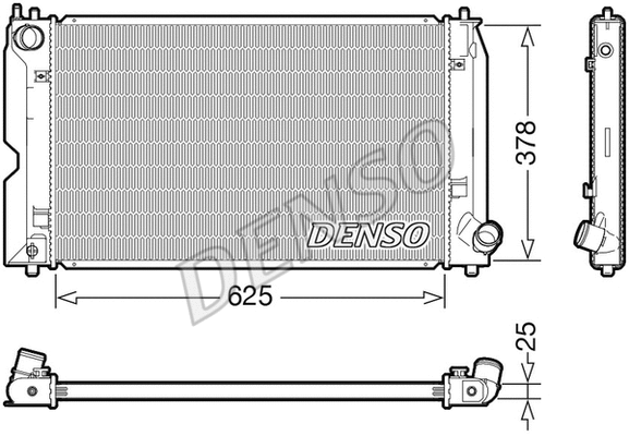Radiator, engine cooling (DRM50127)