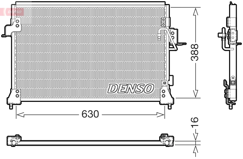 Condenser, air conditioning (DCN14005)
