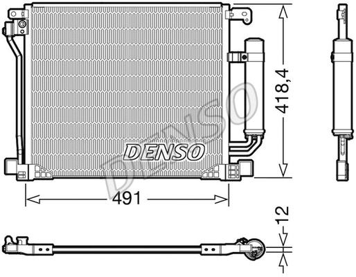 Condenser, air conditioning (DCN46025)