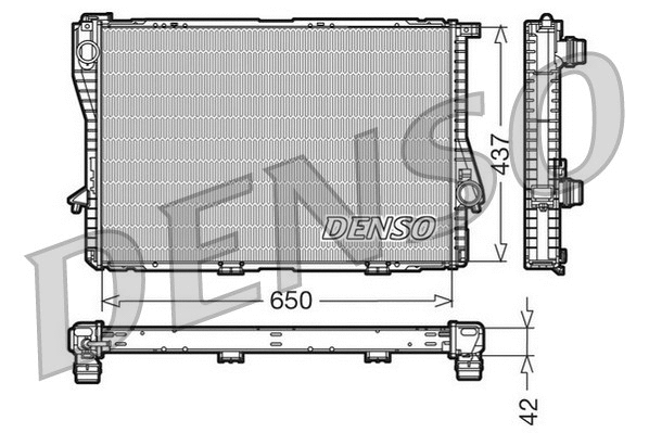 Radiator, engine cooling (DRM05047)