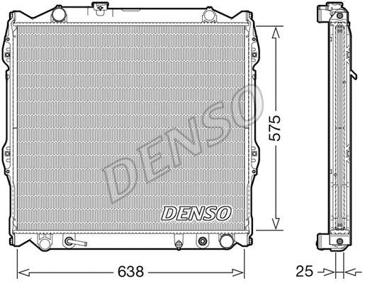 Radiator, engine cooling (DRM50138)