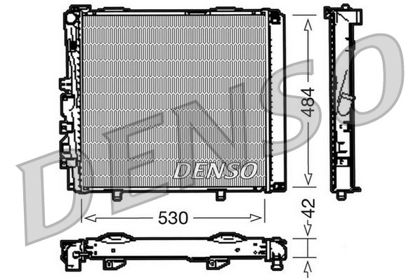 Radiator, engine cooling (DRM17040)
