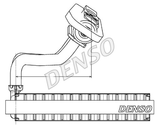 Evaporator, air conditioning (DEV09020)